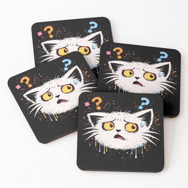 Item preview, Confused cat designed and sold by NichiStudio.