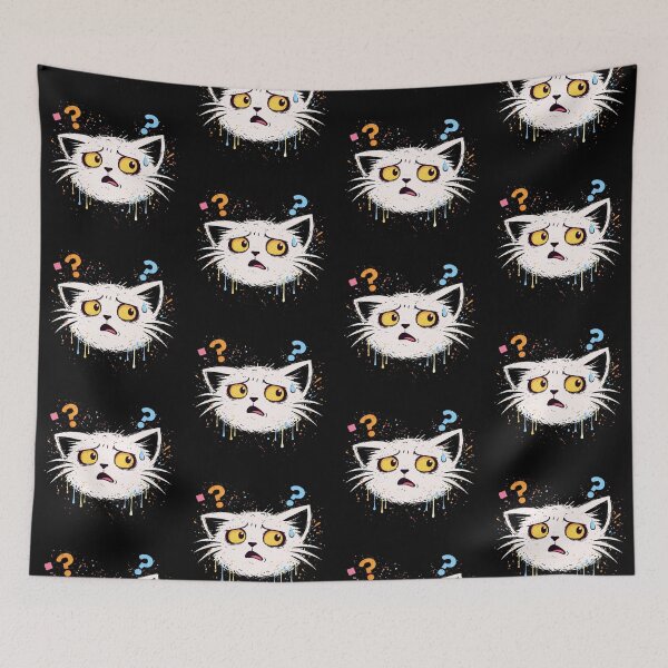 Item preview, Confused cat designed and sold by NichiStudio.