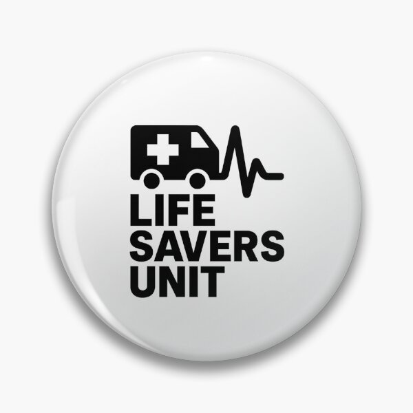 Item preview, Life Savers Unit - Modern Paramedic Icon Sticker designed and sold by MKreative Studio.