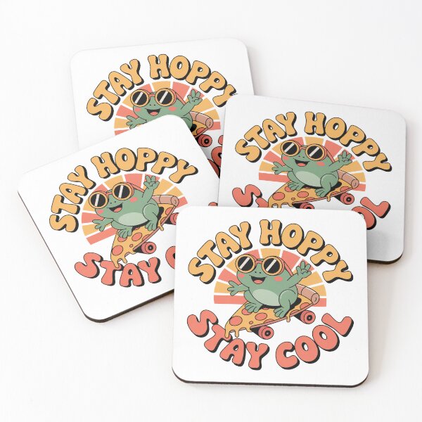 Item preview, Kawaii Frog, Cute Kawaii Frog Riding On A Pizza Slice designed and sold by graphic-genie.