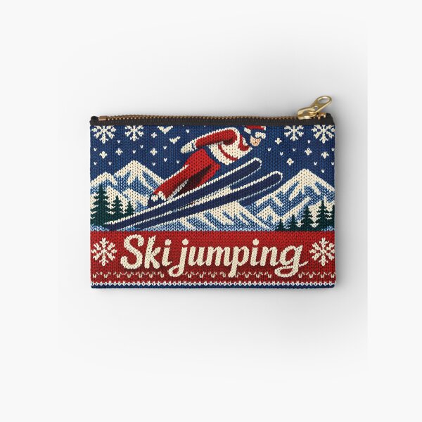 Item preview, Ski jumping, winter sports, ski jump, knitting pattern designed and sold by Mauswohn.