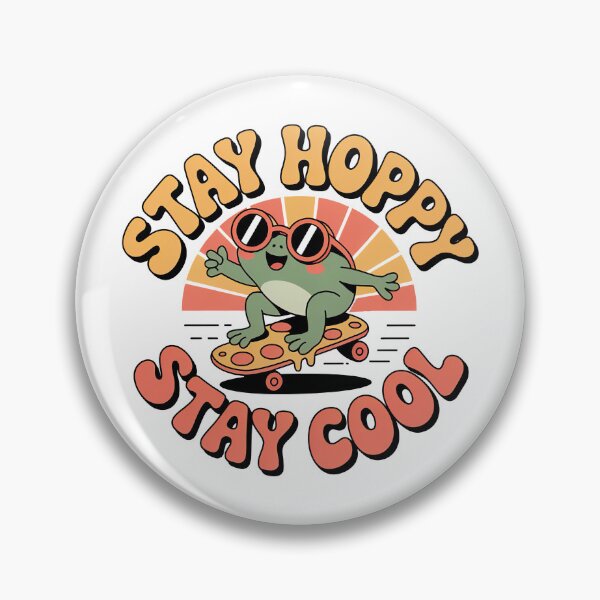 Item preview, Copy of Kawaii Frog, Cute Kawaii Frog Riding On A Skateboarding Pizza Slice designed and sold by graphic-genie.