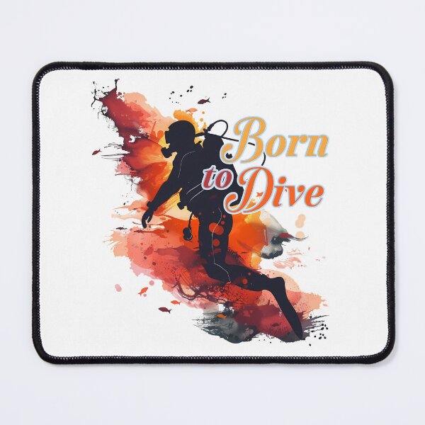 Item preview, Born to Dive – Sunset Ocean Spirit designed and sold by MuninosShop.