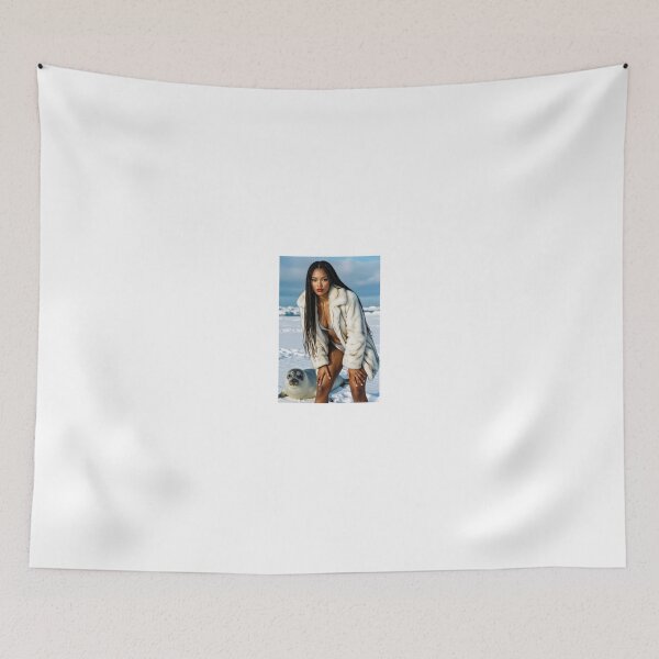Item preview, Braided Beauty in White Fur on Arctic Tundra designed and sold by CathryneDelamort.