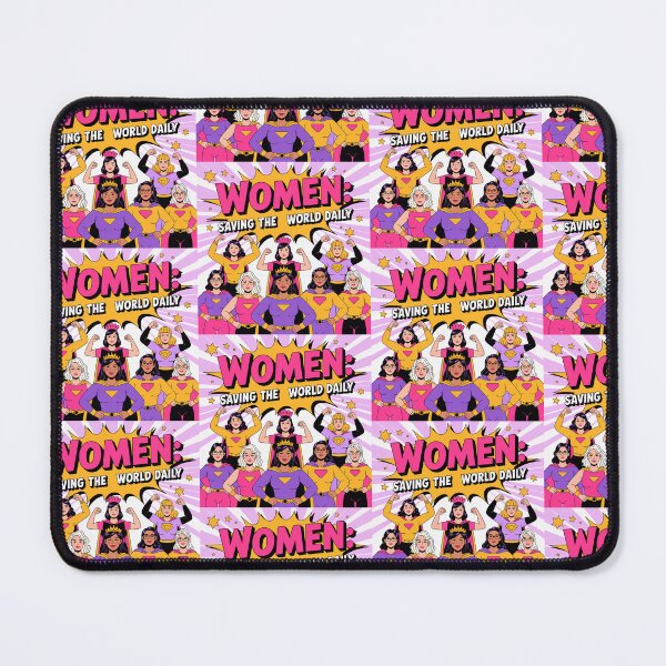 Item preview, Women: Saving the World Daily – Diverse Superheroines Empowerment designed and sold by Midnight Veil Designs.