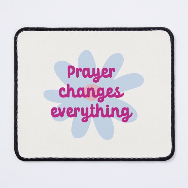 Item preview, Prayer Changes Everything Aesthetic Floral Islamic Quote Art designed and sold by Miniature Store.