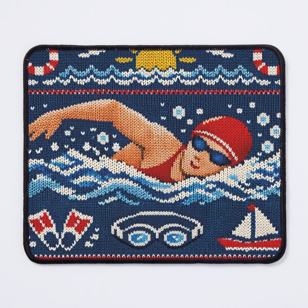 Item preview, Swimming, water sports, sea, vacation, knitting patterns designed and sold by Mauswohn.