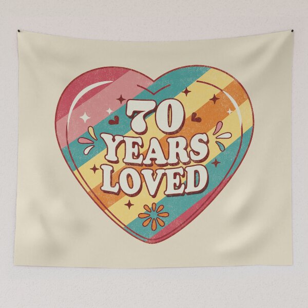 Item preview, 70 years old - 70 Years Loved. designed and sold by EunsooLee.