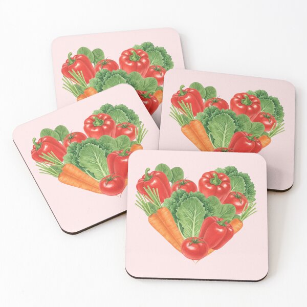 Item preview, Vegetable Heart Botanical Illustration. designed and sold by Teenidesign .