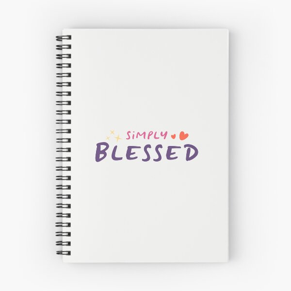 Item preview, Simply Blessed Aesthetic Colorful Typography Positive Vibes Quote designed and sold by Miniature Store.