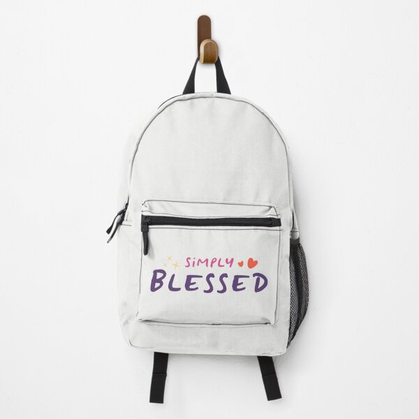 Item preview, Simply Blessed Aesthetic Colorful Typography Positive Vibes Quote designed and sold by Miniature Store.