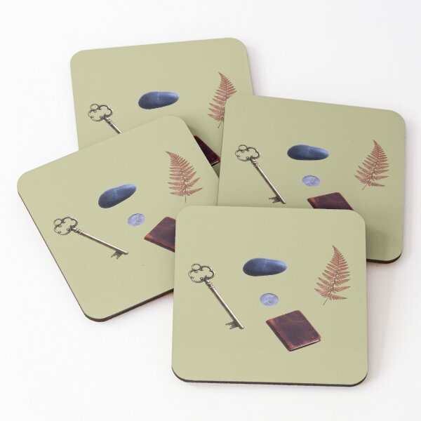 Item preview, The Secret Keeper - Vintage Key, Journal & Nature Flat Lay designed and sold by Dakson Design - Fantasy Art.