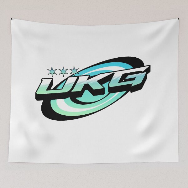 Item preview, UKG - Y2K Retro Logo (blue)  designed and sold by Discothreadz.