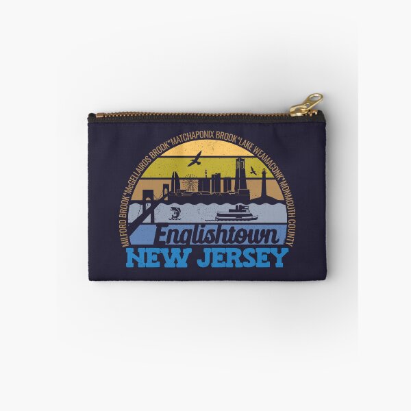 Item preview, Englishtown New Jersey Sunset Retro Vintage Local Pride Logo designed and sold by CRHPOD20.
