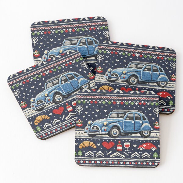 Item preview, Car France Vacation Paris Retro Knitting Pattern designed and sold by Mauswohn.