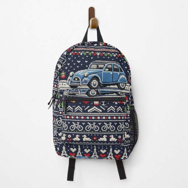 Item preview, Car France Vacation Paris Retro Knitting Pattern designed and sold by Mauswohn.