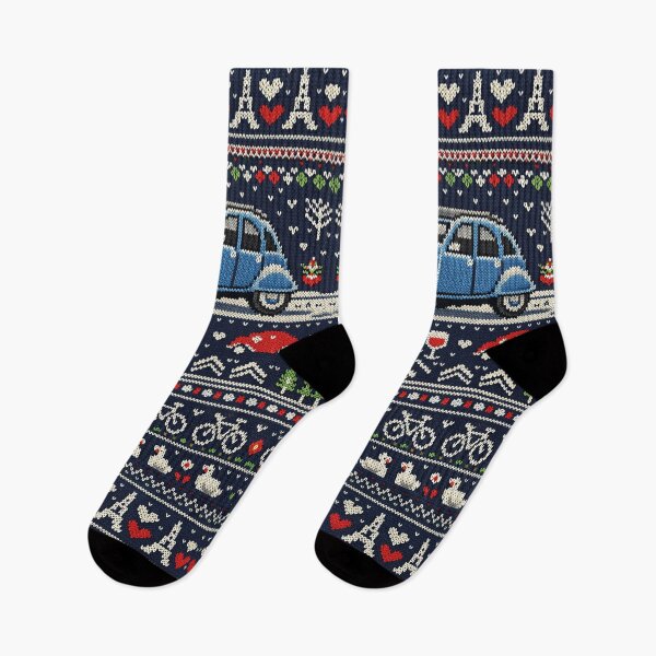 Item preview, Car France Vacation Paris Retro Knitting Pattern designed and sold by Mauswohn.