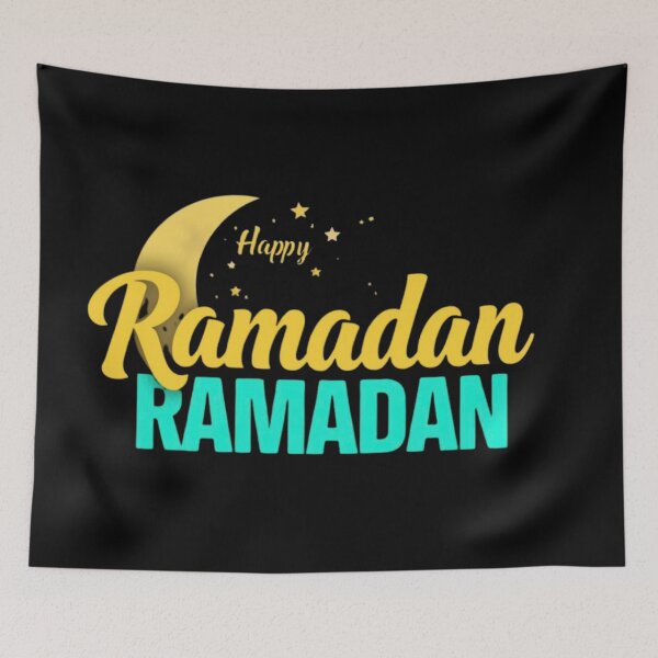 Item preview, Happy Ramadan Crescent Moon designed and sold by Khadigadesings.