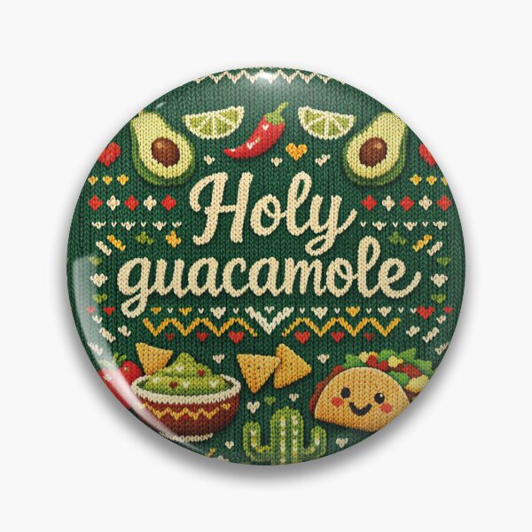 Item preview, Holy Guacamole Knitting Pattern Taco Avocado Mexico Design designed and sold by Mauswohn.