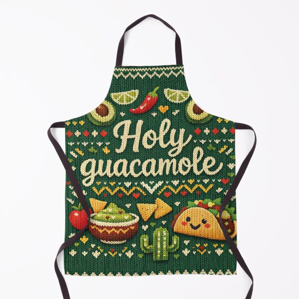 Item preview, Holy Guacamole Knitting Pattern Taco Avocado Mexico Design designed and sold by Mauswohn.