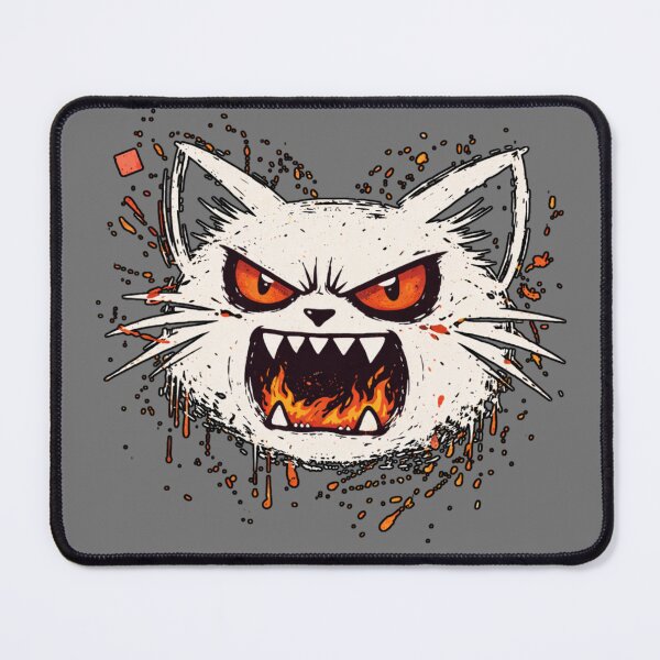 Item preview, angry cat designed and sold by NichiStudio.
