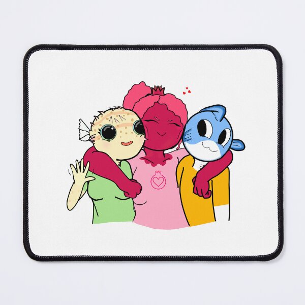 Item preview, PomegranateHeart and her two fish children designed and sold by PomegranateHeart.