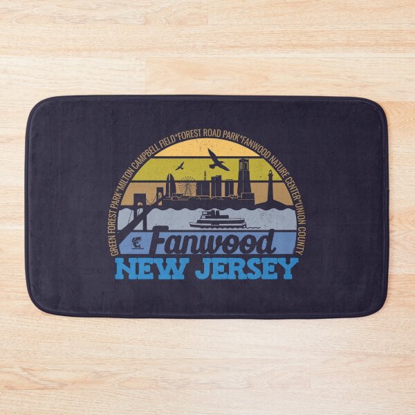 Item preview, Fanwood New Jersey Sunset Retro Vintage Local Pride Logo designed and sold by CRHPOD20.