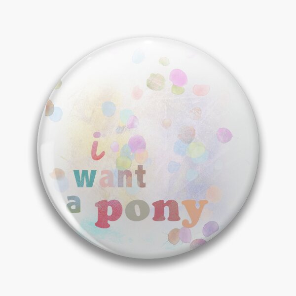 Item preview, I want a pony colourful typography artwork designed and sold by winteravenue.
