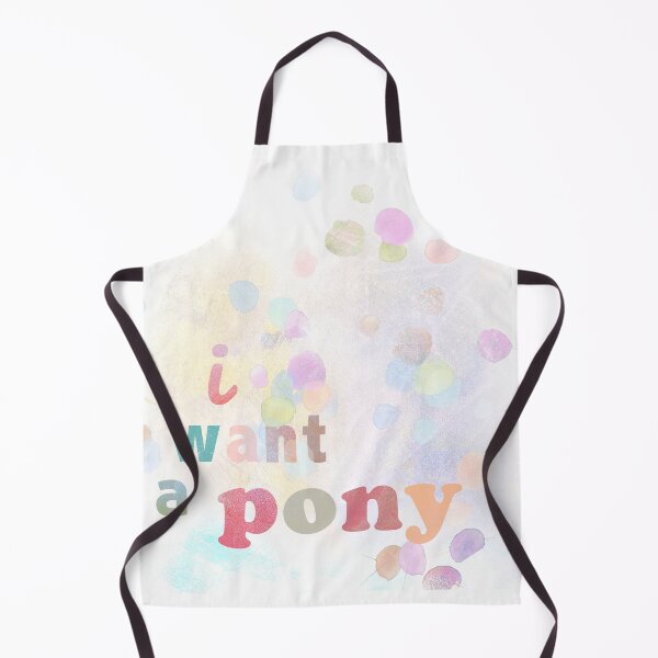 Item preview, I want a pony colourful typography artwork designed and sold by winteravenue.