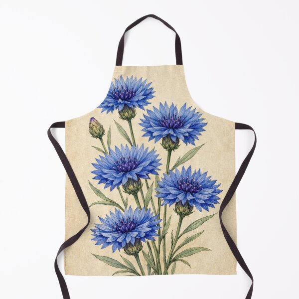 Item preview, Vintage Cornflower Botanical Illustration – Centaurea Cyanus Antique Floral Print designed and sold by Darlin8888.