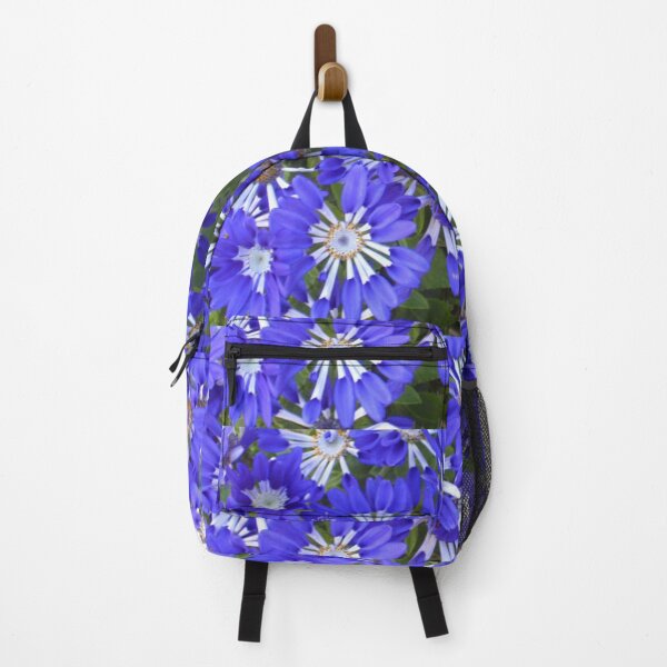 Item preview, Vibrant Senetti Blue Spoon Bursting with Blooms designed and sold by JoyousArt4u.