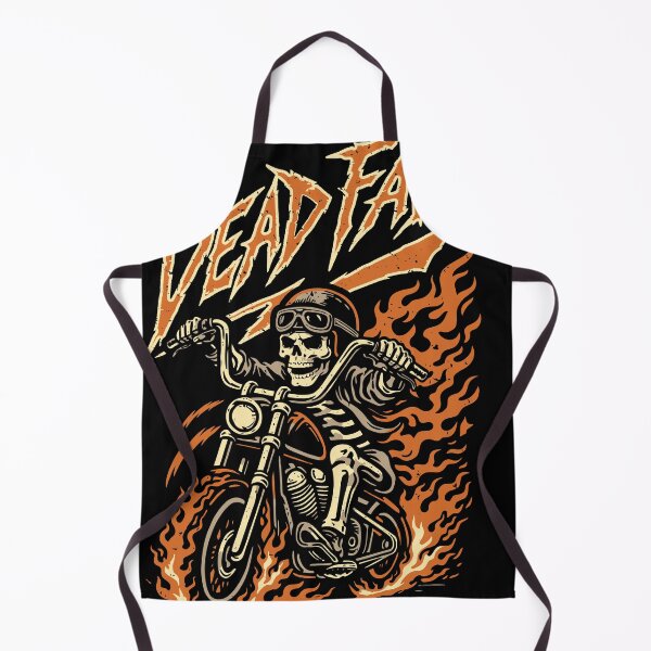 Item preview, Dead Fast Skeleton Biker Motorcycle Flames Rebel Art designed and sold by kosongxlima.