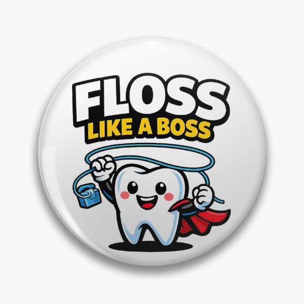 Item preview, Floss Like a Boss Cute Tooth Superhero designed and sold by raditya.