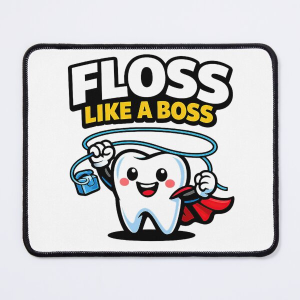 Item preview, Floss Like a Boss Cute Tooth Superhero designed and sold by raditya.