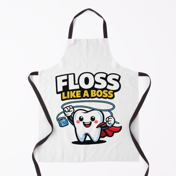 Item preview, Floss Like a Boss Cute Tooth Superhero designed and sold by raditya.
