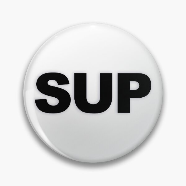 Item preview, SUP — Black Minimal Bold Type Statement designed and sold by WORDPAUSE.