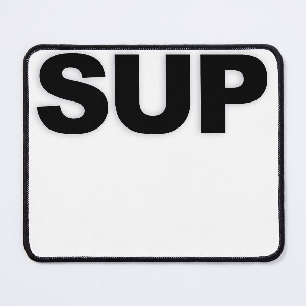 Item preview, SUP — Black Minimal Bold Type Statement designed and sold by WORDPAUSE.