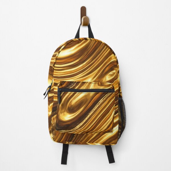Item preview, Liquid Gold Flow - Luxury Abstract Molten Pattern designed and sold by Neon Nature Studio.