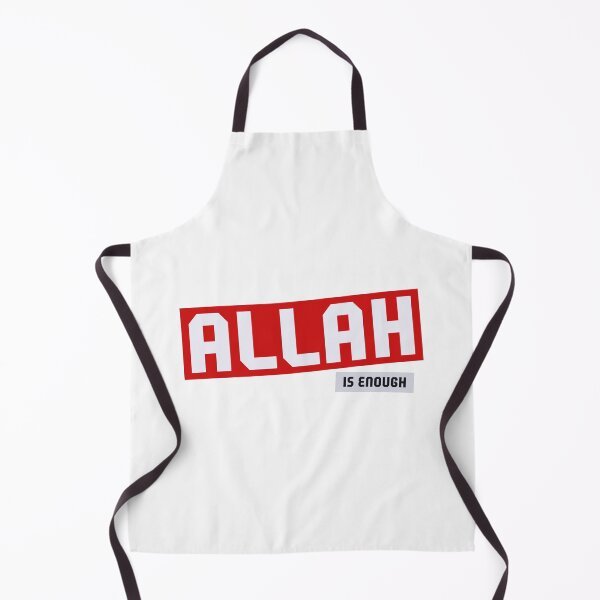 Item preview, Allah Is Enough Bold Typography Islamic designed and sold by Miniature Store.