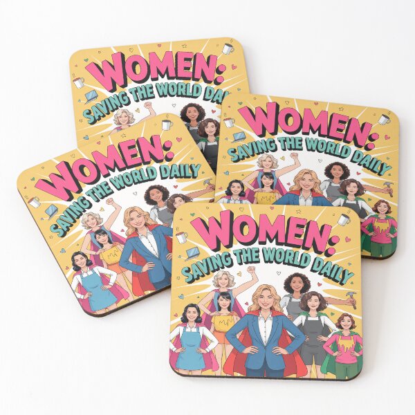 Item preview, Women Saving the World Daily – Everyday Superheroines Empowerment   designed and sold by Midnight Veil Designs.