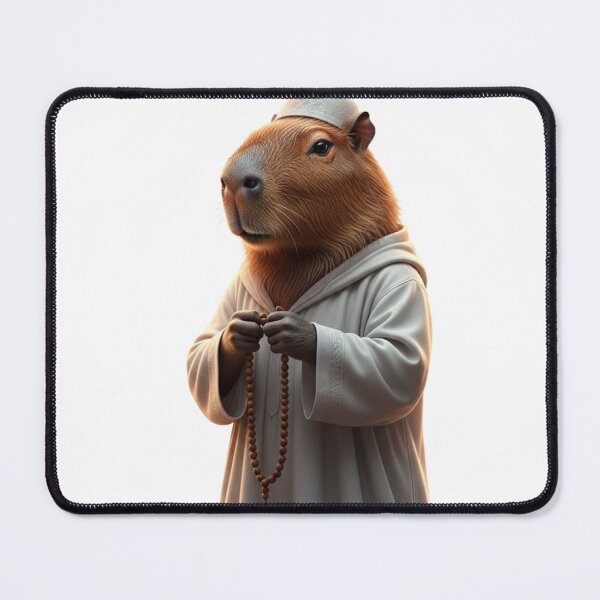 Item preview, Cute Realistic Muslim Capybara Ramadan Sticker | Islamic Animal Art designed and sold by Little Lessons.