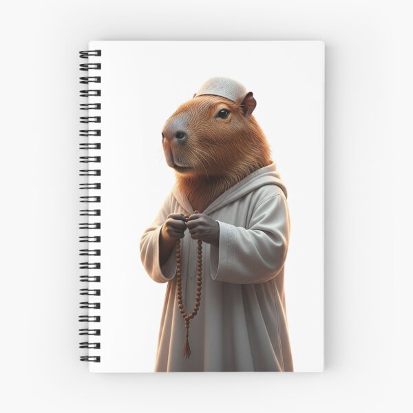 Item preview, Cute Realistic Muslim Capybara Ramadan Sticker | Islamic Animal Art designed and sold by Little Lessons.