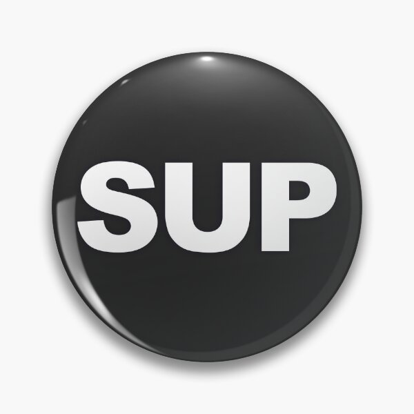 Item preview, SUP — White Minimal Bold Type Statement designed and sold by WORDPAUSE.