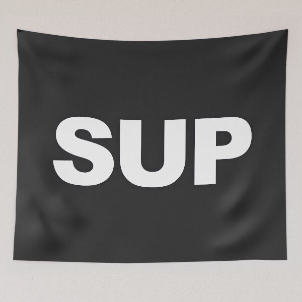 Item preview, SUP — White Minimal Bold Type Statement designed and sold by WORDPAUSE.