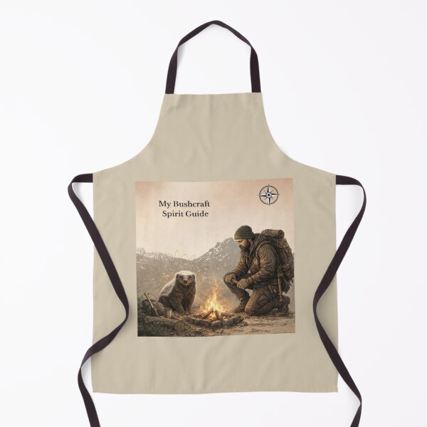 Item preview, Honey Badger Bushcraft Spirit Guide – Survival Wildlife GeoWild Designs designed and sold by GeoWild Designs.