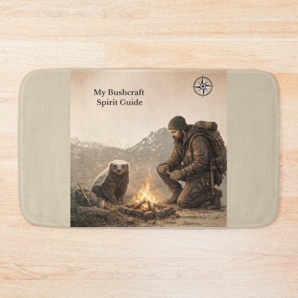 Item preview, Honey Badger Bushcraft Spirit Guide – Survival Wildlife GeoWild Designs designed and sold by GeoWild Designs.