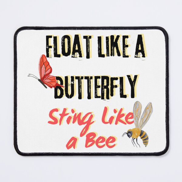 Item preview, Float Like A Butterfly Sting like a bee Graphic Tee designed and sold by Boytibay28Mdskllz.