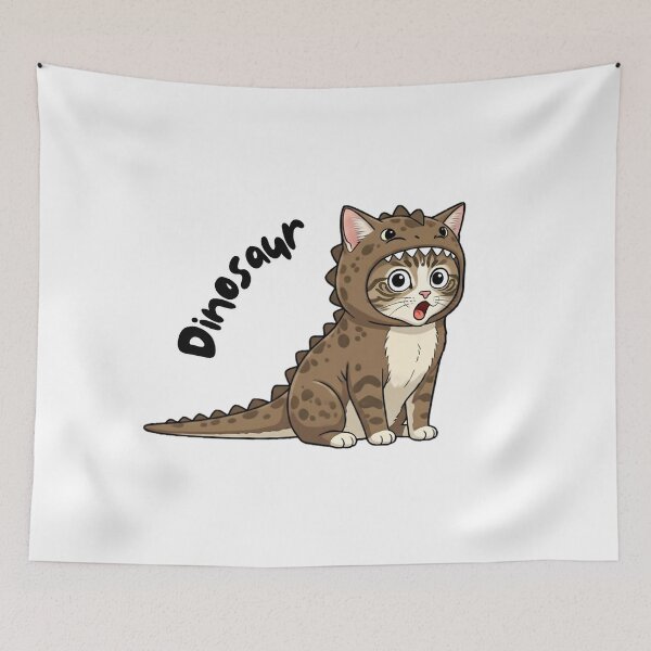 Item preview, Dinosaur Cat Costume - The Cutest Dino Kitty designed and sold by Animal Xeno Circus.