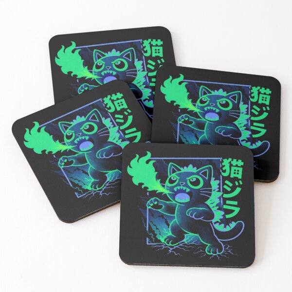 Item preview, godzilla cat designed and sold by NichiStudio.