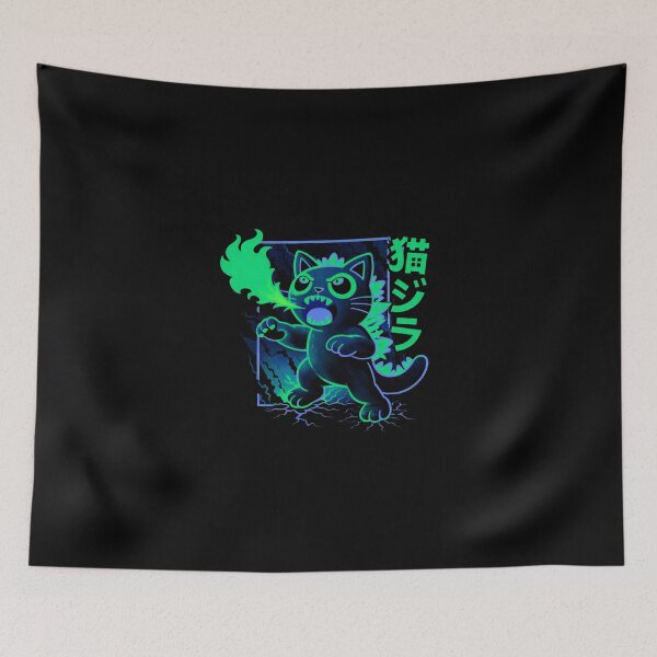 Item preview, godzilla cat designed and sold by NichiStudio.